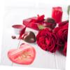 Gatuida 50 Pcs Heart Shaped Heart Pvc Storage Bag Small Cellophane Bags Cellophane Bags for Cookies Shape Jewelry Jewelry Pouches Earring Candy Earrings Child view 2