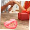 Gatuida 50 Pcs Heart Shaped Heart Pvc Storage Bag Small Cellophane Bags Cellophane Bags for Cookies Shape Jewelry Jewelry Pouches Earring Candy Earrings Child view 4