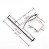 10inch Water Cleaning Squeegee for Bathroom Car or Kitchen Top Stainless with Silicon Rubber 3 Choice (Finish) view 3