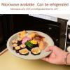 100% Compostable Plates 9 inch [100-Pack], Biodegradable Plates Heavy Duty Disposable Plate's - Eco-Friendly, Natural Unbleached Brown Dinner Paper Plate view 4