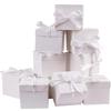 Elephant-package 12Pack White 6Inch Gift Boxes with Lids, Squared Boxes with Lids Perfect for Weddings, Birthday Party Favor, Engagements, Graduations, Holidays, Christmas Xmas, New Year. view 1