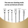 6 Pcs Ear Wax Removal Kit,Ear Cleaner Tools: Mini Portable Ear Scope with Stainless Steel 360 Spiral Ear Massage Cleaning Tool for Adults Kids - Ear Wax Remover with Storage Box view 3