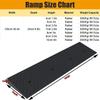 Wheelchair Ramp Wheelchair Ramp Solid Rubber Threshold Ramp Non-Slip Scooter Ramp for Room Door Handicap Ramps Wear-Resistant Kerb Ramps Anti-Slip view 2