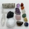 15pcs Premium Crystals Healing Kit in Box with 7 Chakra Stones Sage Quartz Amethyst Tourmaline Selenite Rose Quartz Palm Stone, Gift Set! view 2