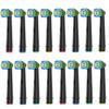 16pcs Precision Toothbrush Heads Compatible with Oral B Electric Toothbrushes, Black view 1