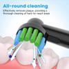 16pcs Precision Toothbrush Heads Compatible with Oral B Electric Toothbrushes, Black view 2