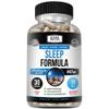 Kaya Naturals - Sleep Support Formula with Melatonin - Aid Support Vitamin Supplement - Sleep Stress and Mood Support - L-Tryptophan, Passion Flower, Ashwagandha and More (30 Count) view 1