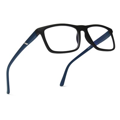 2SeeLife Blue Light TR-90 Reading Glasses for Men  Fits all Face Shapes, Sturdy Frame, Spring Hinges, Premium Readers, Blue, +3.00