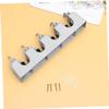 DOITOOL Useful Mop Holder Slots and Hooks Cleaning Tools Organizer for Bathroom and Home Grey Pp Plastic Rack for Efficient Storage and Space-Saving view 3