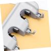 DOITOOL Useful Mop Holder Slots and Hooks Cleaning Tools Organizer for Bathroom and Home Grey Pp Plastic Rack for Efficient Storage and Space-Saving view 4