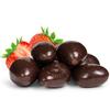 Dark Chocolate Covered Dried Strawberries by It's Delish, 2 Lbs Bulk Bag | Gourmet Dark Chocolate Covered Strawberry Fruit Snacks Bulk Chocolate Candy | Vegan, Kosher view 1