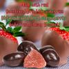 Dark Chocolate Covered Dried Strawberries by It's Delish, 2 Lbs Bulk Bag | Gourmet Dark Chocolate Covered Strawberry Fruit Snacks Bulk Chocolate Candy | Vegan, Kosher view 3