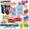 Chamoy Pickle Kit For 2 + Blue Raspberry Pickle Kit-(22 Pieces) Tiktok Candy Gift w Fruit Roll ups, skwinkles & other Mexican candy. Christmas gifts for kids, teen girl, boy view 3