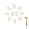 Handit - Coffee Syrup Pump Covers | Vanilla Color Rubber Silicone | Keep Syrups Preserved and Clean, Keep Counters, Bottles Clean | Fits Pumps for Torani, DaVinci, Skinny, Monin | 10-Pack view 1