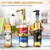 Handit - Coffee Syrup Pump Covers | Vanilla Color Rubber Silicone | Keep Syrups Preserved and Clean, Keep Counters, Bottles Clean | Fits Pumps for Torani, DaVinci, Skinny, Monin | 10-Pack view 3