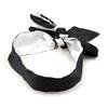 Black Adult Blindfold Satin Eye Mask Adjustable Blindfold Soft Satin Sex Eye Covers Mask 59 Inch Bdsm Mask view 1