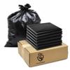 100-Pack 55-60 Gallon Heavy Duty Trash Can Bags - 2 Mil Thickness, Ultra Durable, Leak Proof, Black - Ideal for Kitchen, Commercial, Building, Sanitation, Hotel, Property - Made in the USA view 1