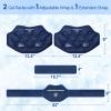 KingPavonini Extra Large Ice Pack for Back Pain Relief with Extension Strap, 2 Pack Reusable Lower Back Gel Ice Pack Wrap for Lumbar Surgery, Sciatica, Herniated Disc, Coccyx Pain, Cold/Hot Therapy view 3