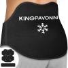 KingPavonini Extra Large Ice Pack for Back Pain Relief with Extension Strap, 2 Pack Reusable Lower Back Gel Ice Pack Wrap for Lumbar Surgery, Sciatica, Herniated Disc, Coccyx Pain, Cold/Hot Therapy view 1