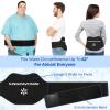 KingPavonini Extra Large Ice Pack for Back Pain Relief with Extension Strap, 2 Pack Reusable Lower Back Gel Ice Pack Wrap for Lumbar Surgery, Sciatica, Herniated Disc, Coccyx Pain, Cold/Hot Therapy view 2