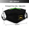 Rqwaaed Us Armor Branch Insignia Veteran Face Mask Washable Reusable Adults Breathable With 2 Filters view 4