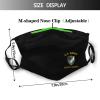 Rqwaaed Us Security Agency Veteran Face Mask Washable Reusable Adults Breathable With 2 Filters view 4