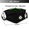 Rqwaaed US 20th Special Forces Group Iraq Combat Veteran Face Mask Washable Reusable Adults Breathable With 2 Filters view 4