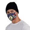 Rqwaaed US First Infantry Division Veteran Face Mask Washable Reusable Adults Breathable With 2 Filters view 3