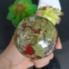 KatLin Natural Dragon Blood Stone Orb Crystal Energy Healing Ornaments (Size : 900-1000g) view 2