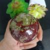 KatLin Natural Dragon Blood Stone Orb Crystal Energy Healing Ornaments (Size : 900-1000g) view 4