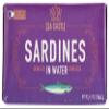 Sea Castle Sardines in Water, Skinless & Boneless, Contains Omega Fatty Acids, Kosher, Gluten Free, 4.375 Ounce (Pack of 12) view 1