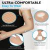 KEKING Lymphedema Compression Arm Sleeve with Gauntlet for Women Men, 20-30 mmHg Medical Graduated Compression Arm Brace, Full Arm Support Brace for Pain Relief, Arthritis, Swelling, Single Beige XL view 2