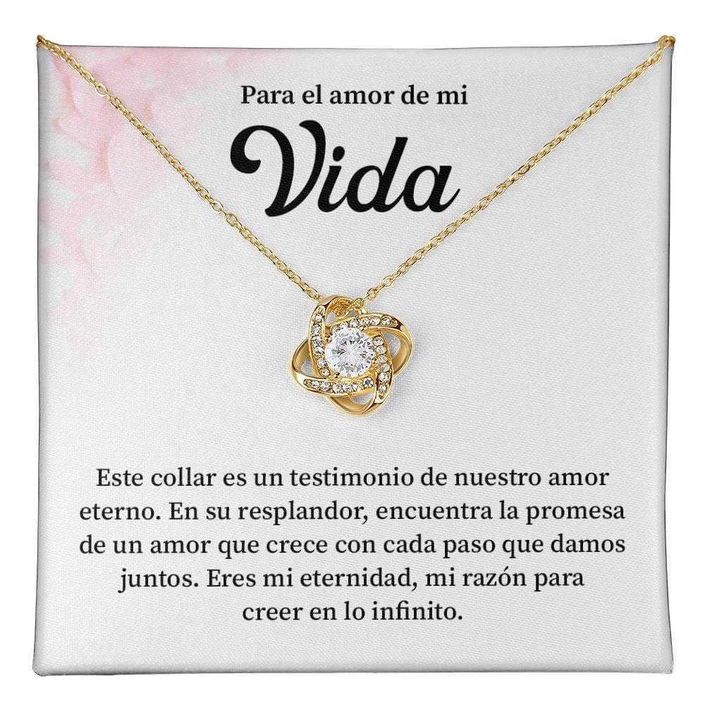 Para mi alma gemela, este collar es un testimonio del amor eterno por las mujeres. Este collar Love Knot es un regalo de joyera para el da de San Valentn, aniversario, cumpleaos y Navidad con una tarjeta y una caja con un mensaje significativo. (