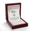 Para mi alma gemela, este collar es un testimonio del amor eterno por las mujeres. Este collar Love Knot es un regalo de joyera para el da de San Valentn, aniversario, cumpleaos y Navidad con una tarjeta y una caja con un mensaje significativo. ( view 3