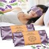 Christmas Weighted Eye Mask for Sleeping, Lavender Aromatherapy Microwave Hot Eye Mask- Moist Heat Eye Compress, Eye Pillow for Yoga, Meditation, and Headache Relief, Relaxation Xmas Gift for Women view 2