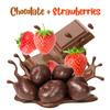 Milk Chocolate Covered Dried Strawberries by It's Delish, 55 OZ Jumbo Container | Gourmet Dairy Chocolate Covered Strawberry Fruit Snacks Bulk Chocolate Candy | Dairy, Kosher view 2