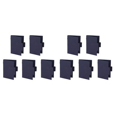 10Pcs Mini Perfume Bottle Paper Card Package Sample Perfume Bottle Package Card 4.4 * 2.9inch(Black)