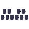 10Pcs Mini Perfume Bottle Paper Card Package Sample Perfume Bottle Package Card 4.4 * 2.9inch(Black) view 1