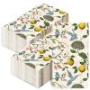 80Pcs Blue Bird Guest Napkins Retro Bird Lemon Tree Disposable Paper Napkins Seasonal Decorative Dinner Hand Napkins for Home Kitchen Bathroom Party Supplies view 1