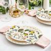 80Pcs Blue Bird Guest Napkins Retro Bird Lemon Tree Disposable Paper Napkins Seasonal Decorative Dinner Hand Napkins for Home Kitchen Bathroom Party Supplies view 4
