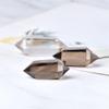 KatLin Natural Tea Crystal Quartz Crystal Bi-Hexagonal Polka Dot Wand Meditation Healing Reiki Stone Mineral Jewelry DIY Gift Collect Ornaments view 4