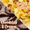 Dark Chocolate Covered Dried Mango by It's Delish, 12 Oz Bag | Gourmet Chocolate Covered Mango Bits Fruit Snacks Bulk Chocolate Candy Treats | Vegan, Non-Dairy, Kosher view 4