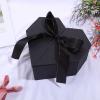 Heart Shape Gift Box with Lid and Ribbon Bow Solid Color Double Door Packaging Box for Christmas, Birthdays, Mother's Day, Bridal Showers, Weddings, Baby Showers, Valentines Day & Graduations (Black) view 2