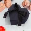 Heart Shape Gift Box with Lid and Ribbon Bow Solid Color Double Door Packaging Box for Christmas, Birthdays, Mother's Day, Bridal Showers, Weddings, Baby Showers, Valentines Day & Graduations (Black) view 4