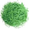 Gloreyan 1/2 LB Easter Grass Basket Filler, Shredded Paper Crinkle Raffia Paper for Easter Gift Box Packaging FillingGreen view 1