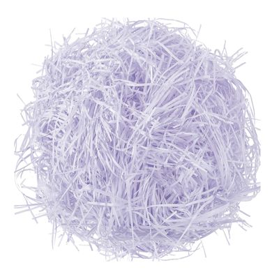 Gloreyan 1/2LB Easter Grass Shredded Paper Filler Purple Raffia Paper Sherd Filler Grass Crinkle Cut Tissue Paper for Easter Gift Wrapping Basket Filling Birthdays Weddings Party Supply