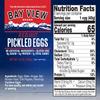 Bay View Pickled Eggs, No Artificial Ingredients, Gluten Free, 0g Sugar, 6g Protein, Fresh Grade A Eggs, Boiled and Peeled (16oz, Red Hot) view 2