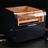 AtEEco Cigar Storage Box Cigar Display Cabinet Cigar Box Cedar Wood Large Capacity Cigar Storage Box Three-Layer Cigar Humidor Box view 4