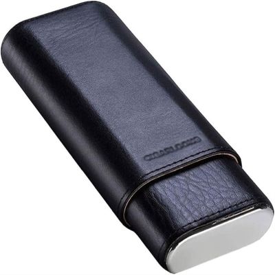 AtEEco Three Cigar Humidors - Portable Moisturizing Holster Large Caliber Cigar Box Travel Cigar Sets