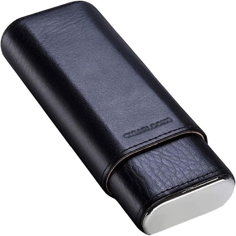 AtEEco Three Cigar Humidors - Portable Moisturizing Holster Large Caliber Cigar Box Travel Cigar Sets